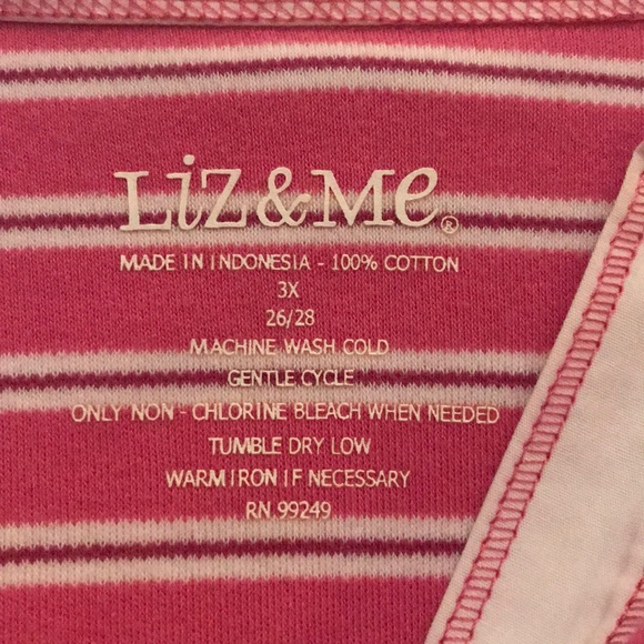 💕Pretty in Pink Stripes Polo Shirt💕 - Picture 3 of 4